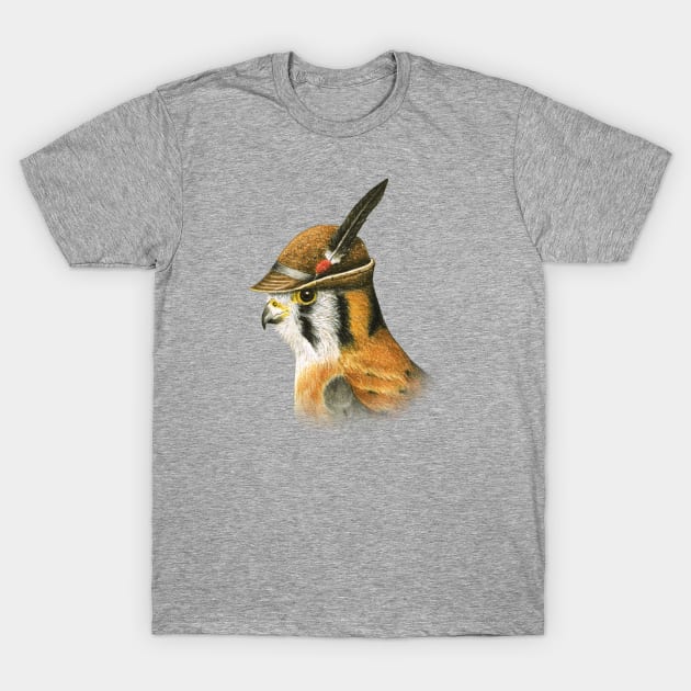 American kestrel T-Shirt by Mikhail Vedernikov